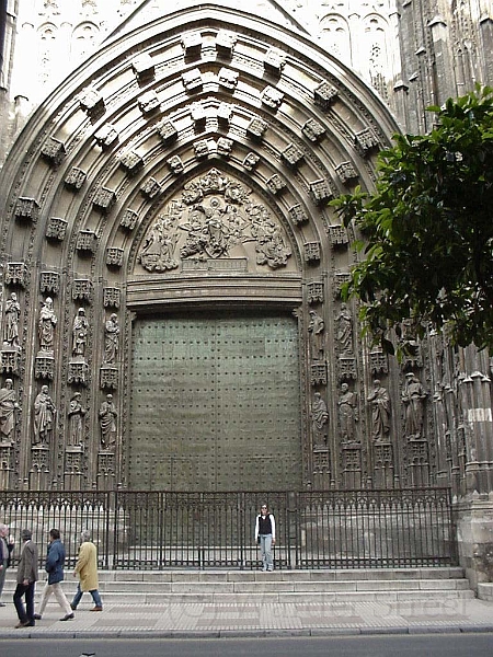 Erica And Catedral In Sevilla.jpg